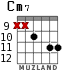 Cm7 для гитары - вариант 7
