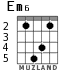Em6 для гитары - вариант 4
