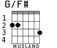 G/F# для гитары - вариант 1