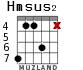 Hmsus2 для гитары - вариант 2