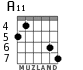 A11 для гитары - вариант 3