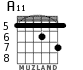A11 для гитары - вариант 4