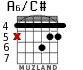 A6/C# для гитары - вариант 4