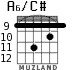 A6/C# для гитары - вариант 7