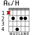 A6/H для гитары - вариант 2