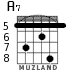 A7 для гитары - вариант 6
