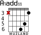 A7add11 для гитары - вариант 2