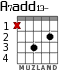 A7add13- для гитары - вариант 2