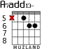 A7add13- для гитары - вариант 6