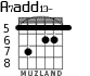 A7add13- для гитары - вариант 7