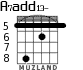 A7add13- для гитары - вариант 8