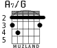 A7/G для гитары - вариант 2