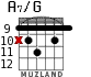 A7/G для гитары - вариант 5