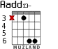 Aadd13- для гитары - вариант 4