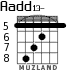 Aadd13- для гитары - вариант 5