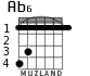 Ab6 для гитары - вариант 1