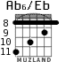 Ab6/Eb для гитары - вариант 4