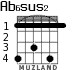 Ab6sus2 для гитары - вариант 2