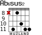 Ab6sus2 для гитары - вариант 4