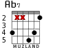 Ab7 для гитары - вариант 3