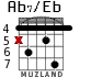 Ab7/Eb для гитары - вариант 3