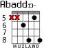 Abadd13- для гитары - вариант 4