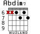 Abdim7 для гитары - вариант 1