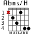 Abm6/H для гитары - вариант 3