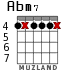Abm7 для гитары - вариант 3