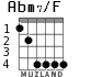 Abm7/F для гитары - вариант 2