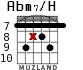 Abm7/H для гитары - вариант 5