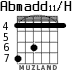 Abmadd11/H для гитары - вариант 2