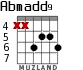 Abmadd9 для гитары - вариант 5
