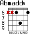 Abmadd9 для гитары - вариант 6
