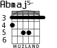 Abmaj5- для гитары - вариант 3