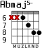 Abmaj5- для гитары - вариант 5
