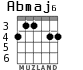Abmaj6 для гитары - вариант 2