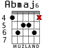 Abmaj6 для гитары - вариант 3