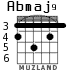 Abmaj9 для гитары - вариант 1