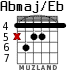 Abmaj/Eb для гитары - вариант 2