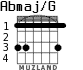 Abmaj/G для гитары
