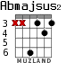 Abmajsus2 для гитары - вариант 2