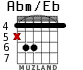 Abm/Eb для гитары - вариант 3