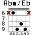 Abm/Eb для гитары - вариант 5