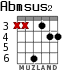 Abmsus2 для гитары - вариант 2