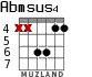 Abmsus4 для гитары - вариант 2