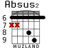 Absus2 для гитары - вариант 3