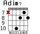 Adim7 для гитары - вариант 7