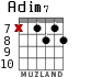 Adim7 для гитары - вариант 1