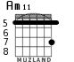 Am11 для гитары - вариант 1